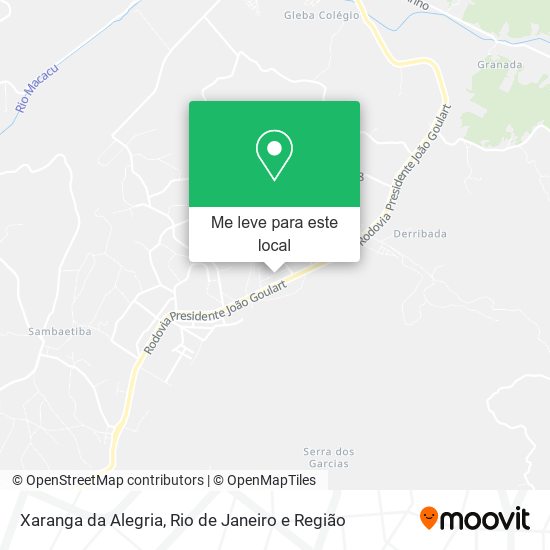 Xaranga da Alegria mapa