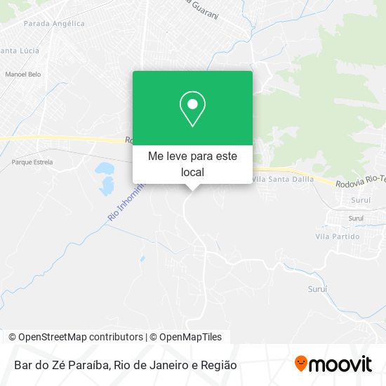 Bar do Zé Paraíba mapa