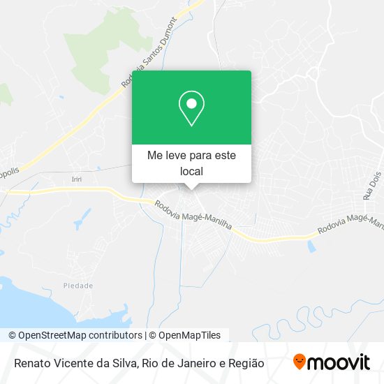 Renato Vicente da Silva mapa