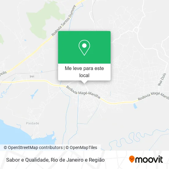 Sabor e Qualidade mapa