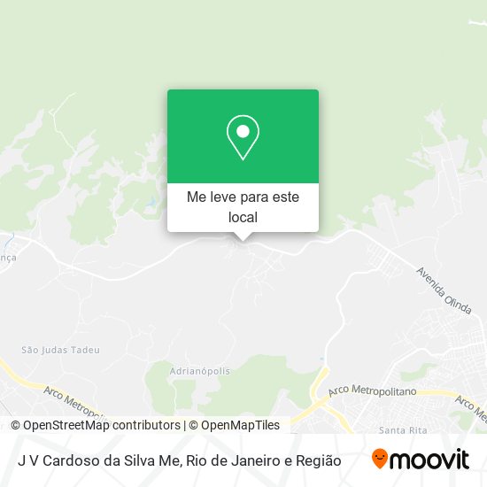 J V Cardoso da Silva Me mapa