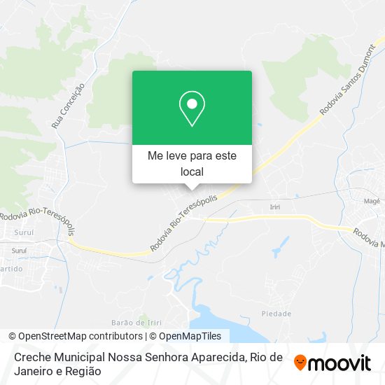 Creche Municipal Nossa Senhora Aparecida mapa