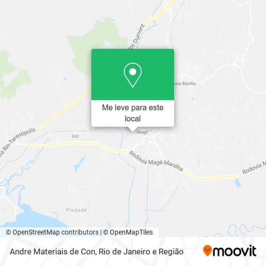 Andre Materiais de Con mapa