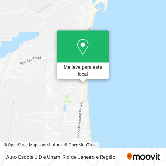 Auto Escola J D e Unam mapa