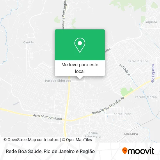 Rede Boa Saúde mapa
