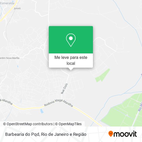 Barbearia do Pqd mapa