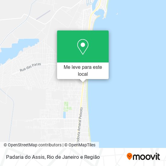 Padaria do Assis mapa