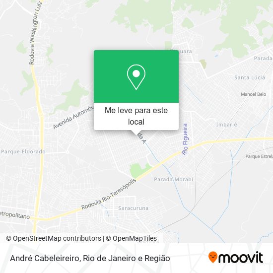 André Cabeleireiro mapa