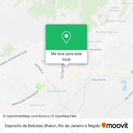 Depósito de Bebidas Shalon mapa