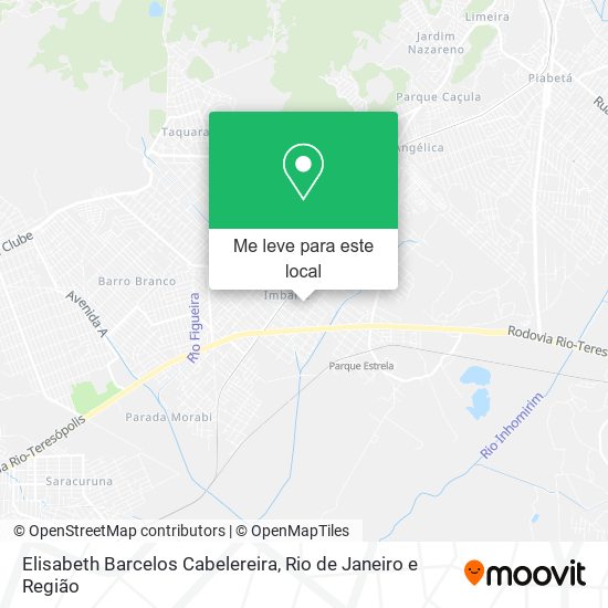 Elisabeth Barcelos Cabelereira mapa