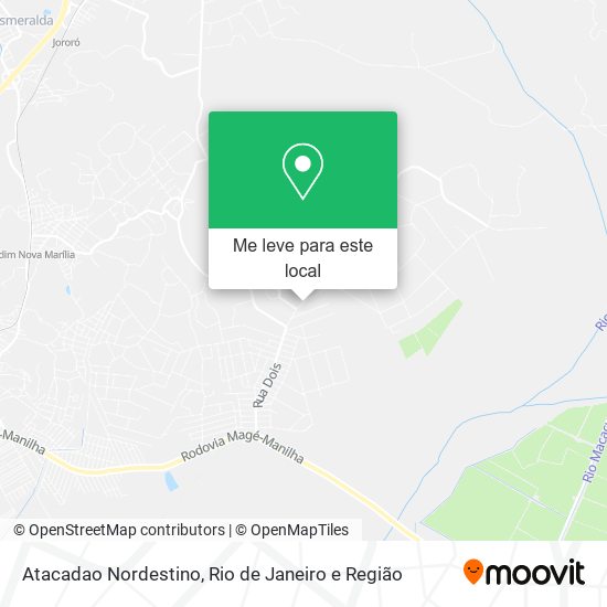 Atacadao Nordestino mapa