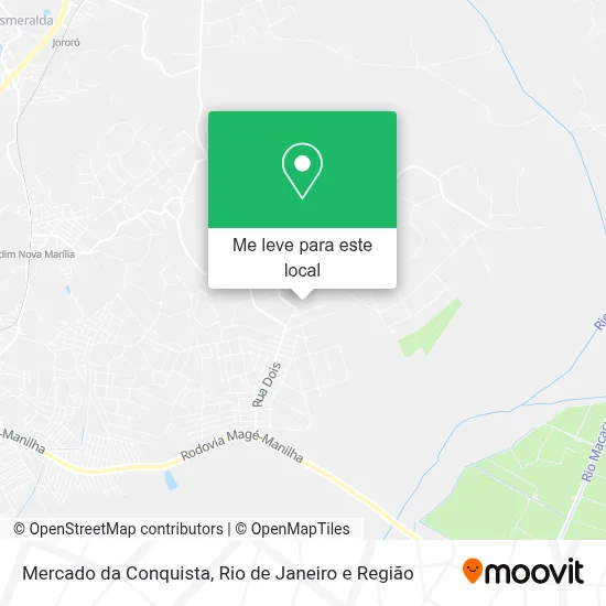 Mercado da Conquista mapa