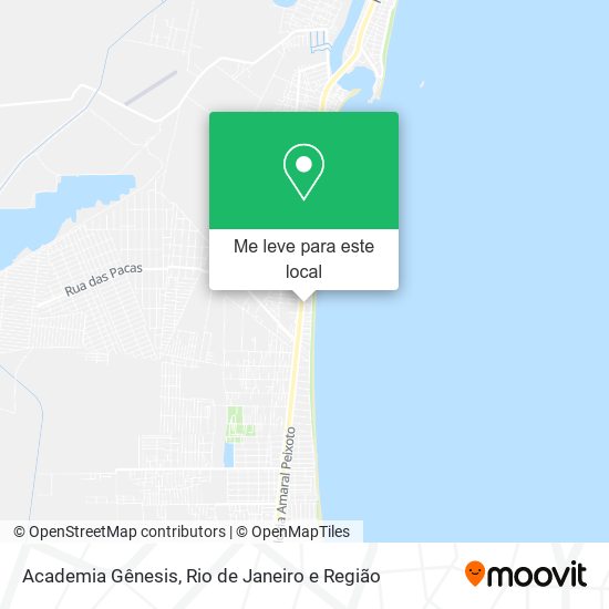 Academia Gênesis mapa