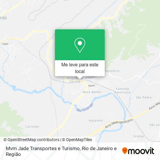 Mvm Jade Transportes e Turismo mapa