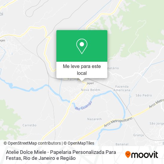 Atelie Dolce Miele - Papelaria Personalizada Para Festas mapa