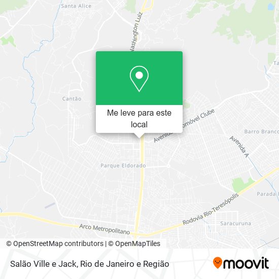Salão Ville e Jack mapa