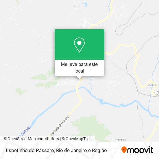 Espetinho do Pássaro mapa
