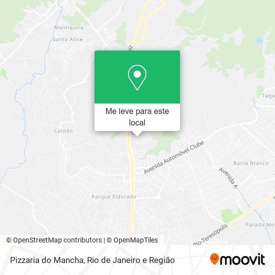 Pizzaria do Mancha mapa