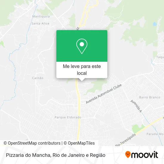 Pizzaria do Mancha mapa