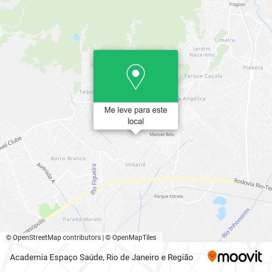 Academia Espaço Saúde mapa