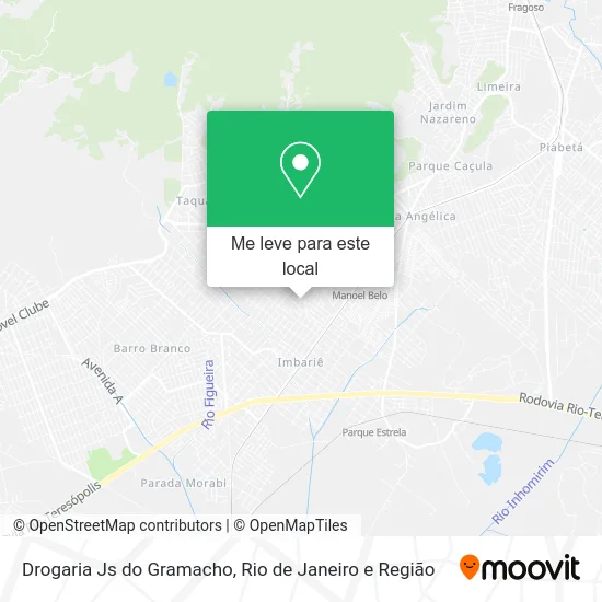 Drogaria Js do Gramacho mapa
