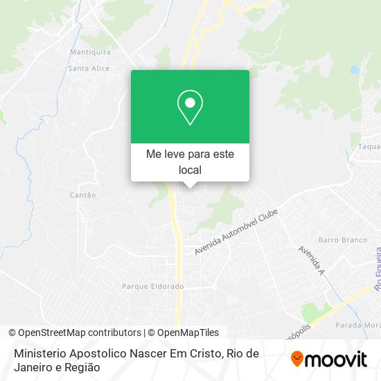 Ministerio Apostolico Nascer Em Cristo mapa