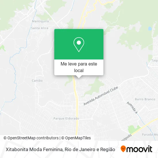 Xitabonita Moda Feminina mapa