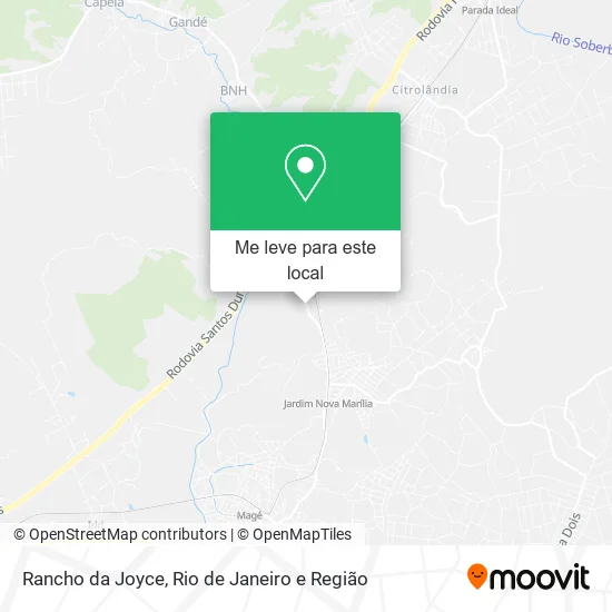 Rancho da Joyce mapa