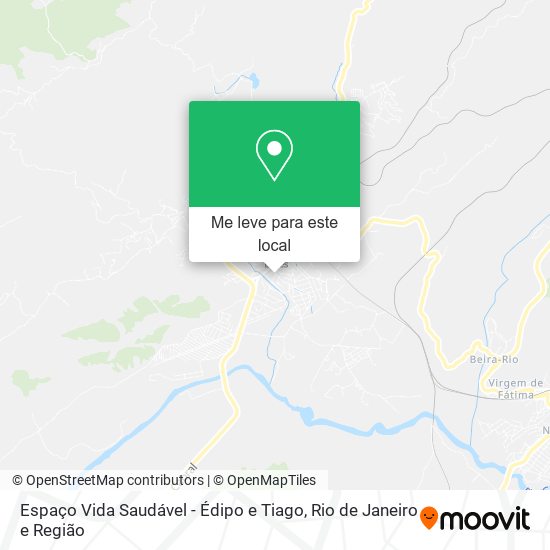 Espaço Vida Saudável - Édipo e Tiago mapa