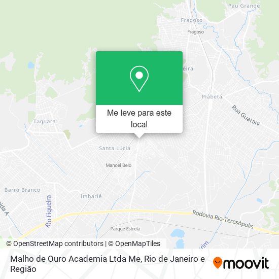 Malho de Ouro Academia Ltda Me mapa