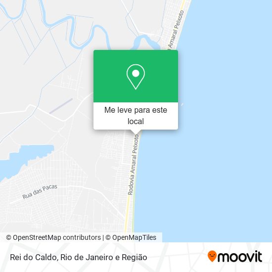 Rei do Caldo mapa
