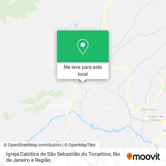 Igreja Católica de São Sebastião do Tocantins mapa