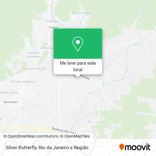 Silver Butterfly mapa
