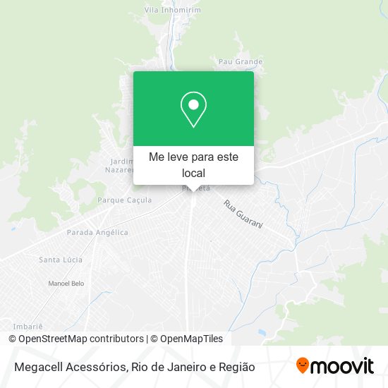 Megacell Acessórios mapa