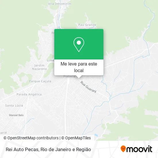 Rei Auto Pecas mapa