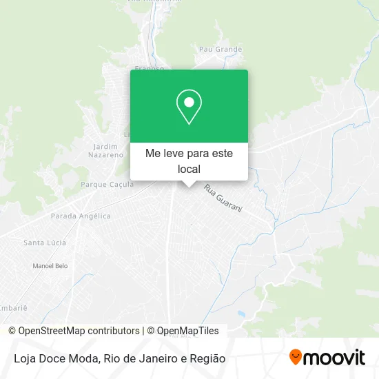 Loja Doce Moda mapa