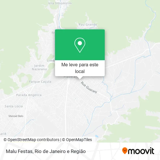 Malu Festas mapa