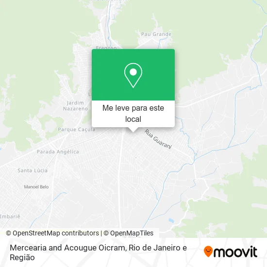 Mercearia and Acougue Oicram mapa