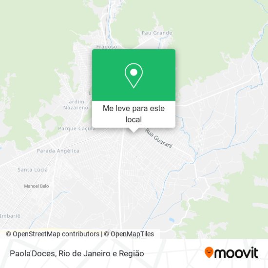 Paola'Doces mapa