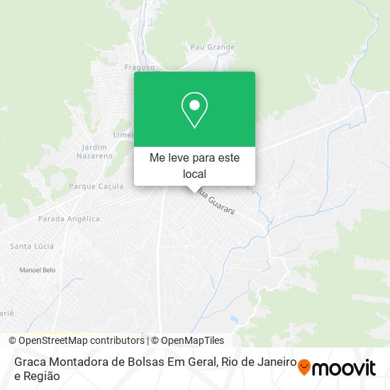 Graca Montadora de Bolsas Em Geral mapa