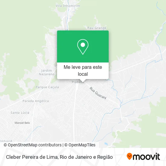 Cleber Pereira de Lima mapa