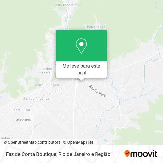 Faz de Conta Boutique mapa