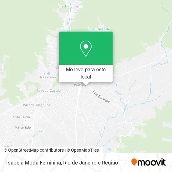 Isabela Moda Feminina mapa