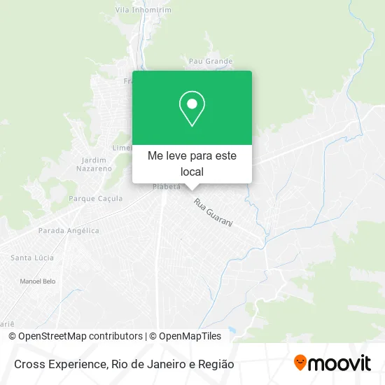 Cross Experience mapa