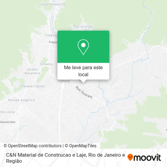 C&N Material de Construcao e Laje mapa