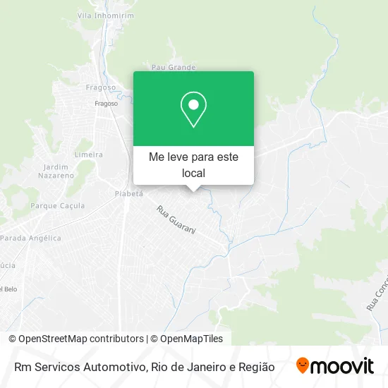 Rm Servicos Automotivo mapa