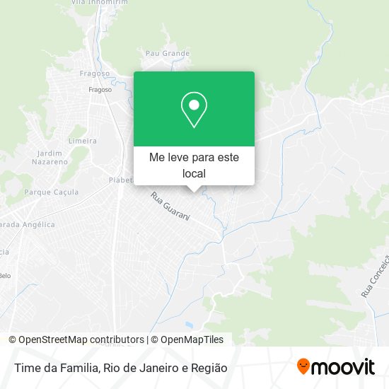 Time da Familia mapa