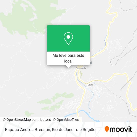 Espaco Andrea Bressan mapa