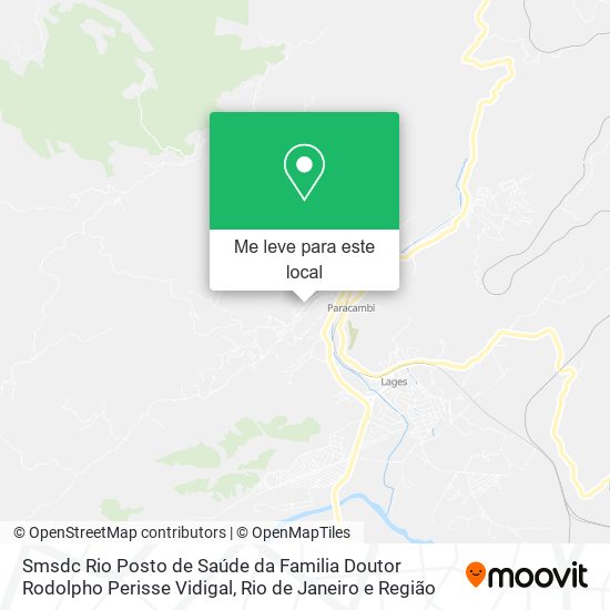 Smsdc Rio Posto de Saúde da Familia Doutor Rodolpho Perisse Vidigal mapa