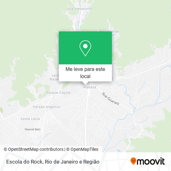 Escola do Rock mapa